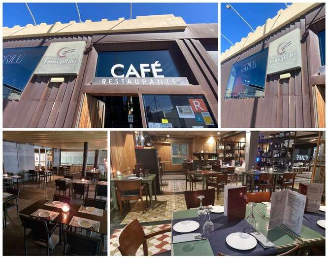 Collage de fotos del restaurante teldense/TA.